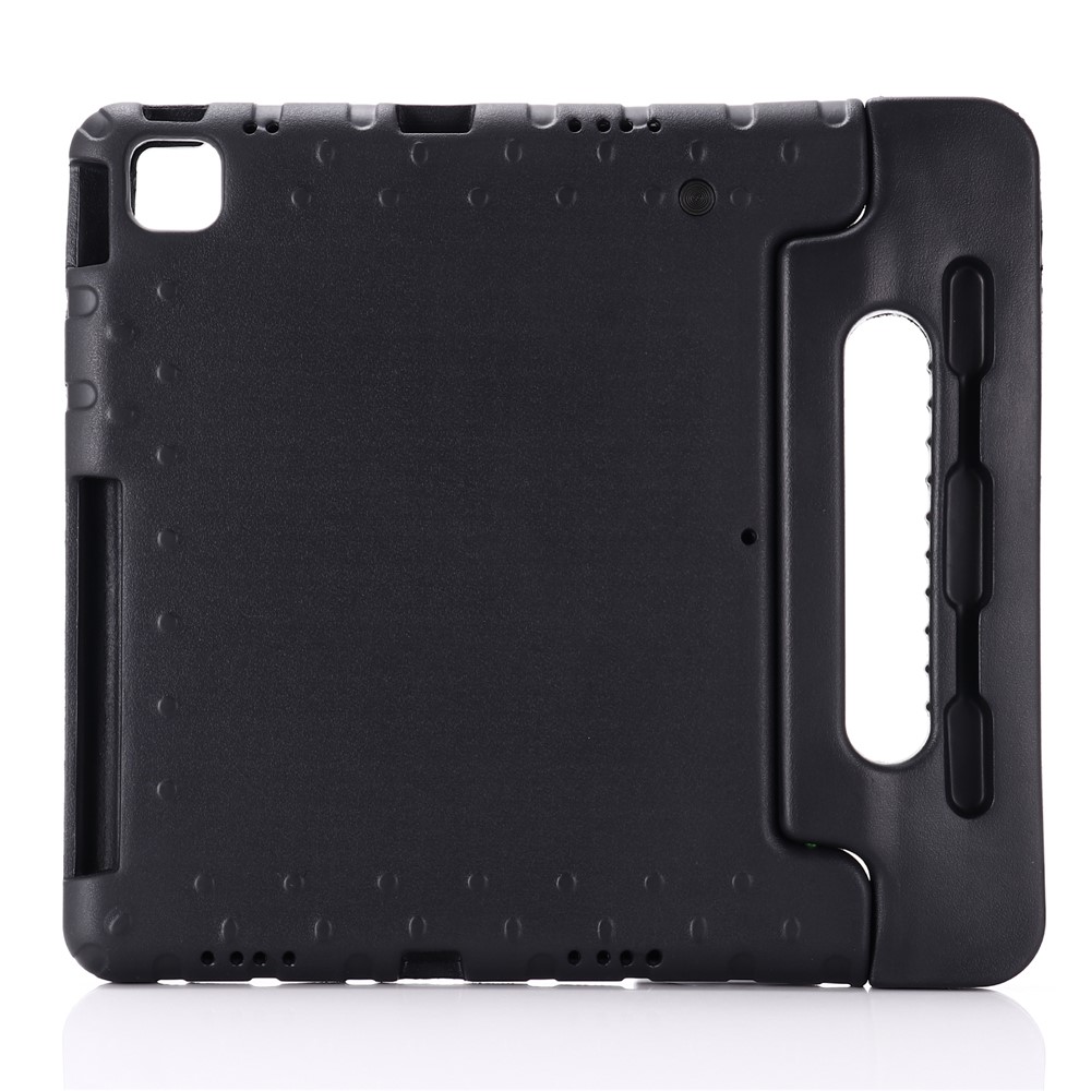 Anti-scratch Shock Resistant Dustproof Hard EVA Case with Kickstand for iPad Pro 12.9 (2022) (2021) (2020) - Black