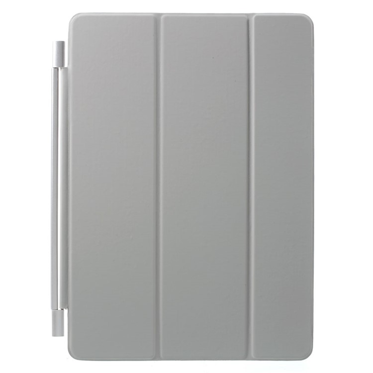 

Single Piece Tri-fold Stand Smart Leather Shell for iPad Pro 9.7 inch - Grey, iPad Pro 9.7 inch (2016)