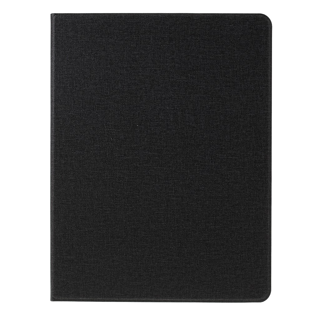 Cloth Texture PU Leather Stand Tablet Cover for iPad Pro 12.9-inch (2020) / (2018) - Black-2