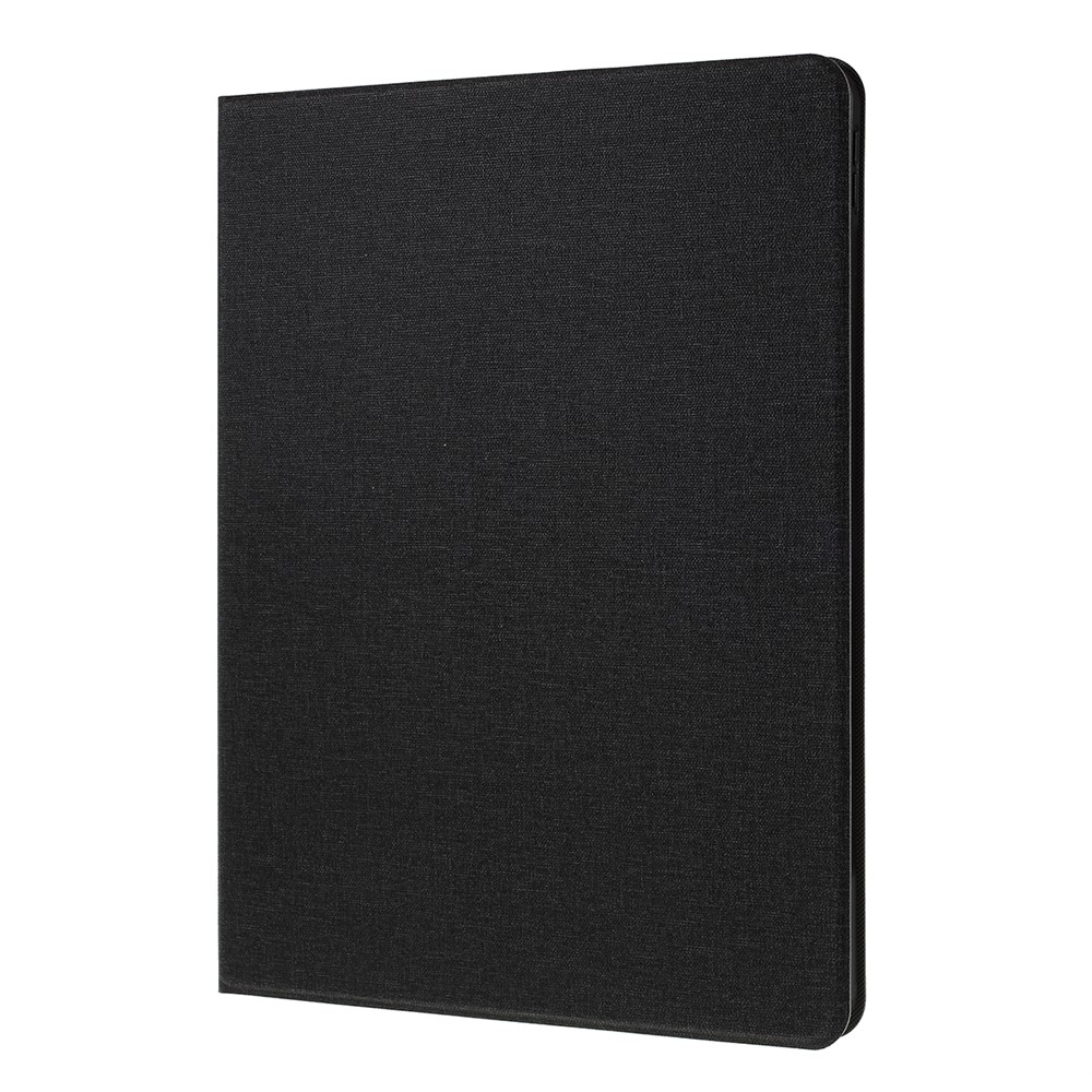 Cloth Texture PU Leather Stand Tablet Cover for iPad Pro 12.9-inch (2020) / (2018) - Black-3