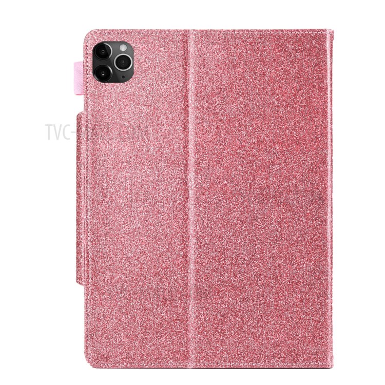 Metal Buckle Wallet Stand Leather Smart Cover Tablet Shell for iPad Pro 11-inch (2020)/(2018) - Rose Gold-2