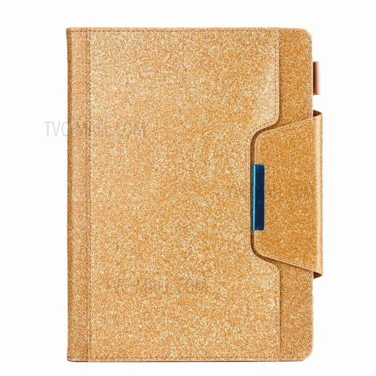 Metal Buckle Wallet Stand Leather Smart Cover Tablet Shell for iPad Pro 11-inch (2020)/(2018) - Gold-1