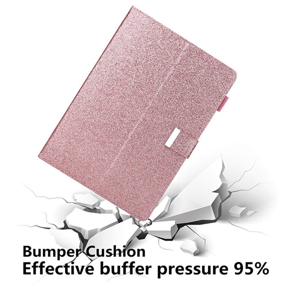 Metal Buckle Card Slots Stand Leather Smart Cover with Hand Strap for iPad Pro 11-inch (2020)/(2018) - Rose Gold-2