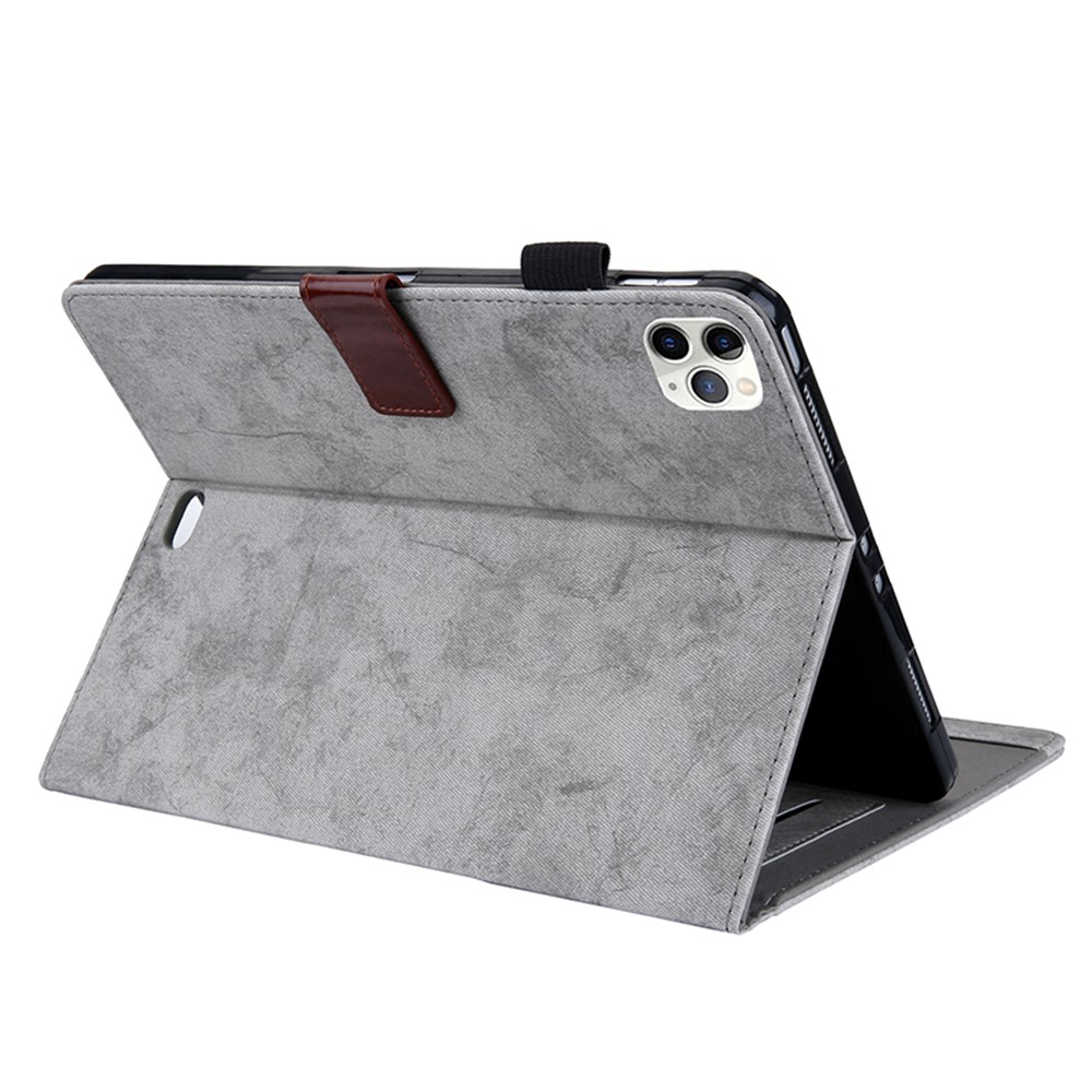Business Style Auto Wake & Sleep Leather Stand Case with Card Holder for iPad Pro 11-inch (2020)/(2018) - Grey-5