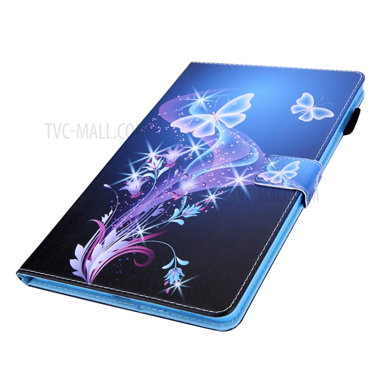 Pattern Printing Multi-angle Stand Leather Card Slot Tablet Case for iPad Pro 11-inch (2020)/(2018) - Magic Butterflies-3