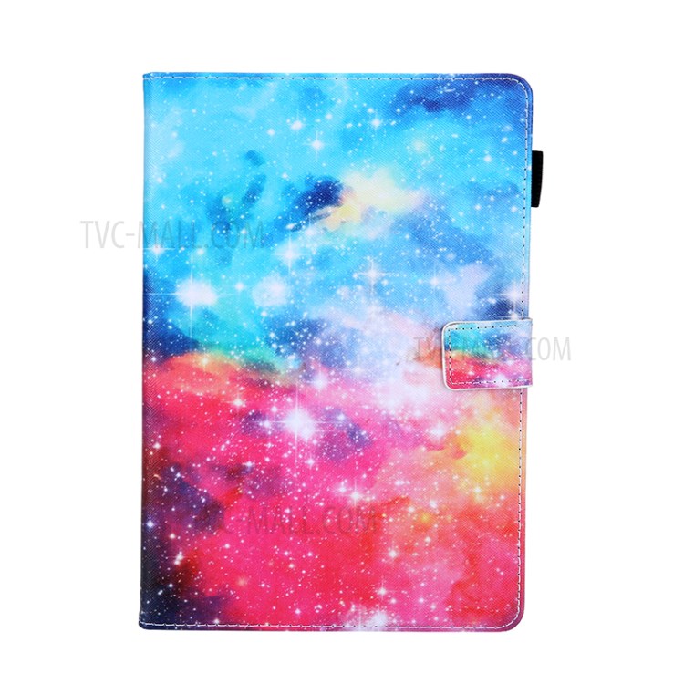 Pattern Printing Multi-angle Stand Leather Card Slot Tablet Case for iPad Pro 11-inch (2020)/(2018) - Nebula-1