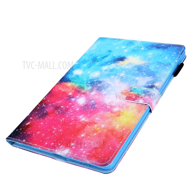 Pattern Printing Multi-angle Stand Leather Card Slot Tablet Case for iPad Pro 11-inch (2020)/(2018) - Nebula-3