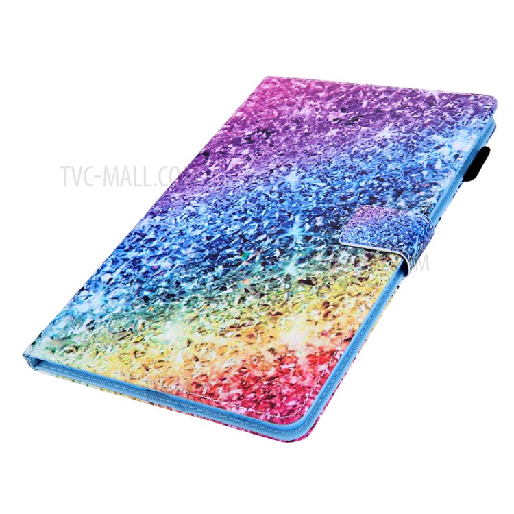 Pattern Printing Multi-angle Stand Leather Card Slot Tablet Case for iPad Pro 11-inch (2020)/(2018) - Color Splicing Pattern-3