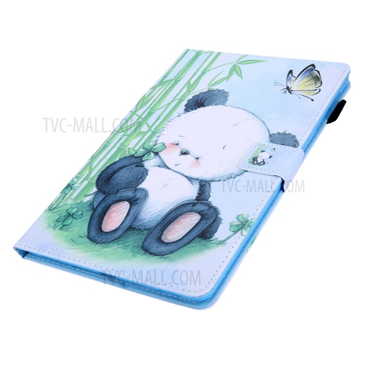 Pattern Printing Multi-angle Stand Leather Card Slot Tablet Case for iPad Pro 11-inch (2020)/(2018) - Cute Panda-3