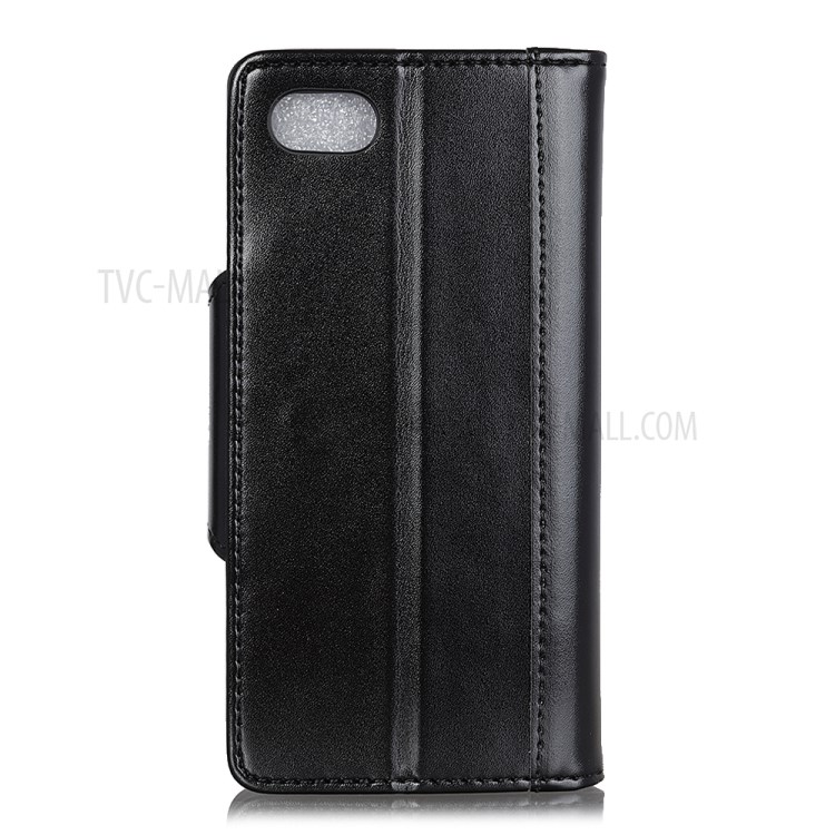 With Wallet Stand PU Leather Cell Phone Protective Case for iPhone SE (2nd Generation)/8/7 - Black-2