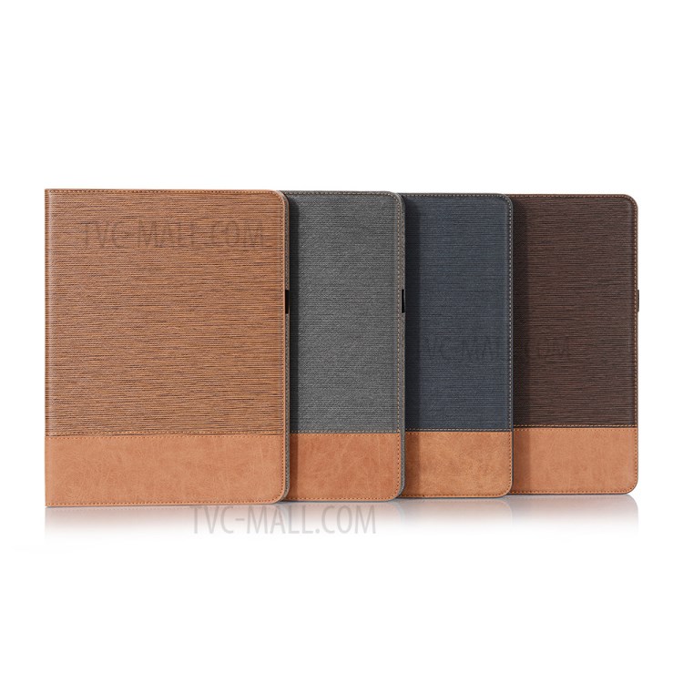 Cross Texture Splicing Leather Wallet Smart Cover for iPad Pro 11-inch (2020)/(2018) - Brown-10