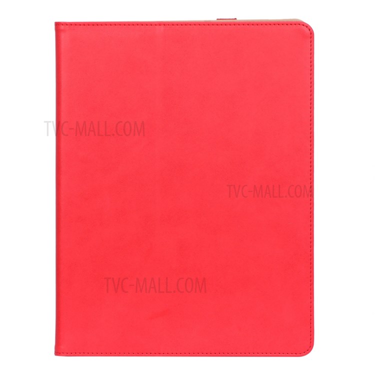 Leather Stand Card Holder Tablet Protective Cover with Elastic Band for iPad Pro 11-inch (2020) - Red-2