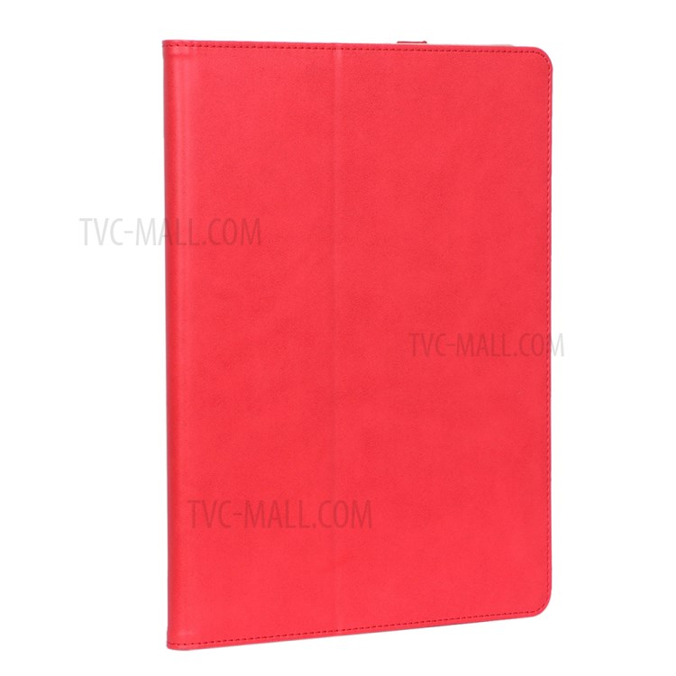 Leather Stand Card Holder Tablet Protective Cover with Elastic Band for iPad Pro 11-inch (2020) - Red-5