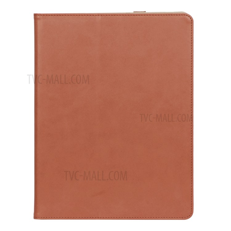 Leather Stand Card Holder Tablet Protective Cover with Elastic Band for iPad Pro 11-inch (2020) - Brown-2
