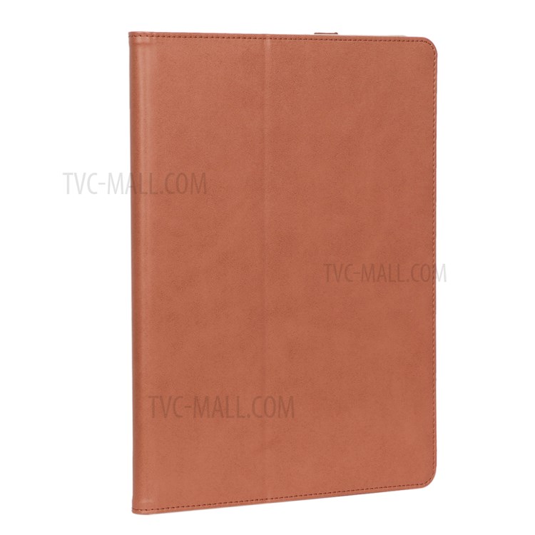 Leather Stand Card Holder Tablet Protective Cover with Elastic Band for iPad Pro 11-inch (2020) - Brown-5