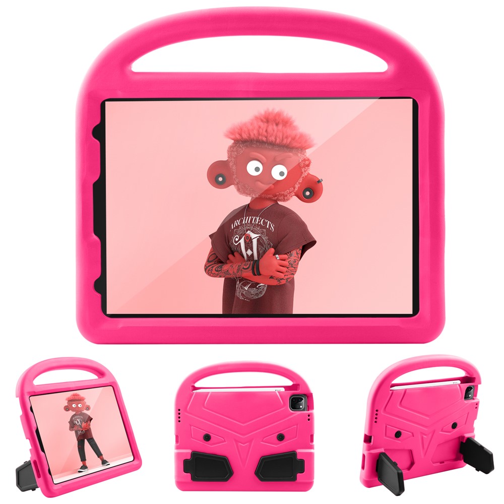 Antichocs Style Moineau Béquille Cas De Table EVA Pour IPad Pro 11 Pouces (2020) / (2018) - Rose-1