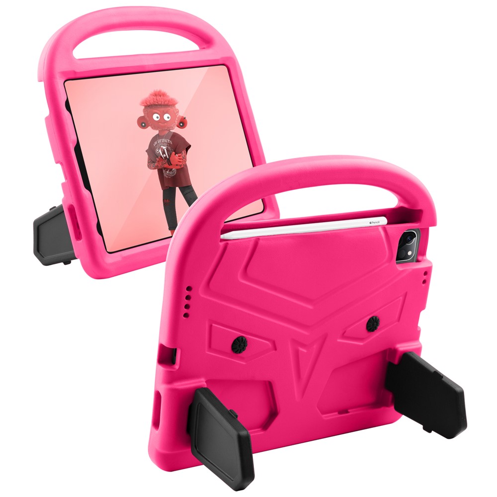 Antichocs Style Moineau Béquille Cas De Table EVA Pour IPad Pro 11 Pouces (2020) / (2018) - Rose-8