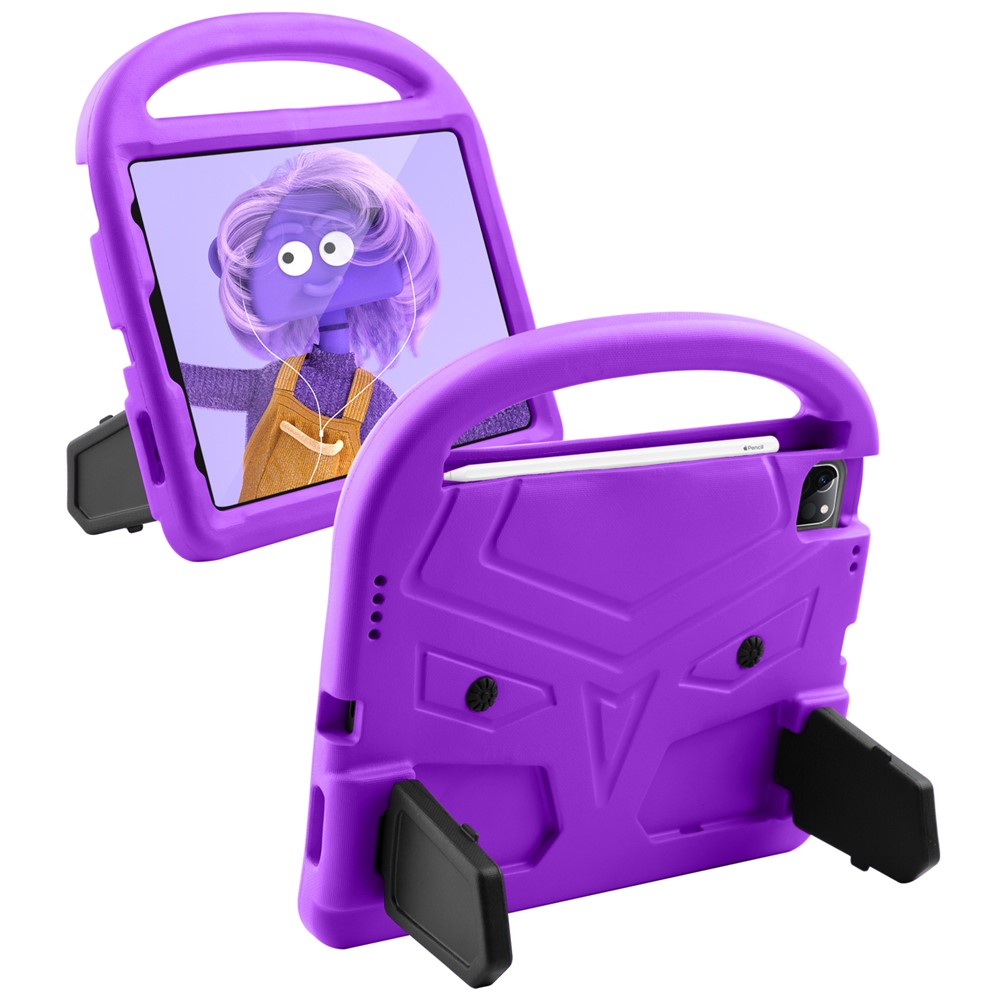 Sparrow Style Shockproof Kickstand EVA Table Case for iPad Pro 11-inch (2020)/(2018) - Purple-8