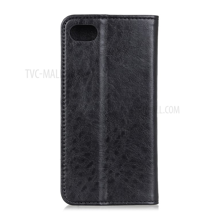 Auto-absorbed Crazy Horse Texture Leather Wallet Case for iPhone SE (2nd Generation)/8/7 - Black-2