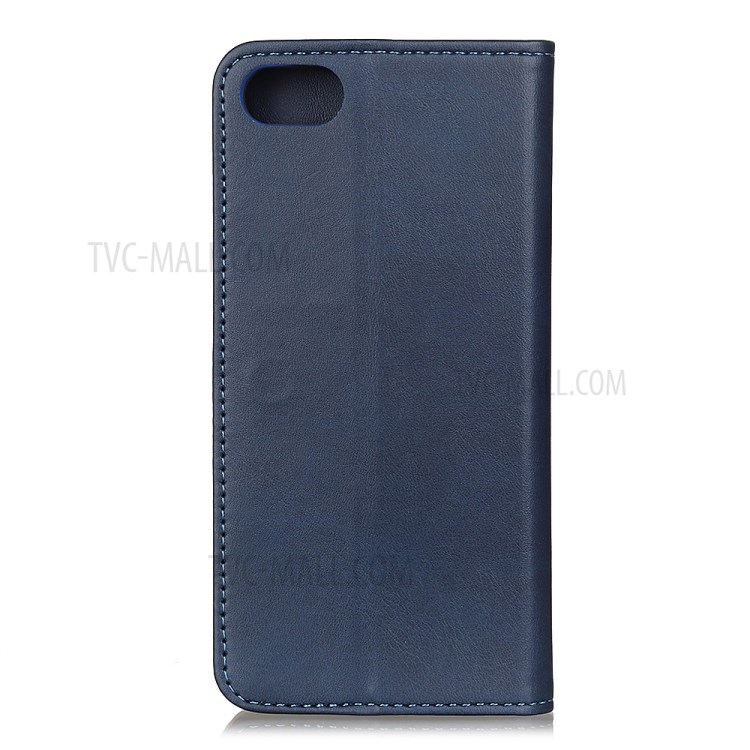 Auto-absorbed Wallet Stand Split Leather Phone Case for iPhone SE (2nd Generation) / 8 / 7 4.7-inch - Blue-2