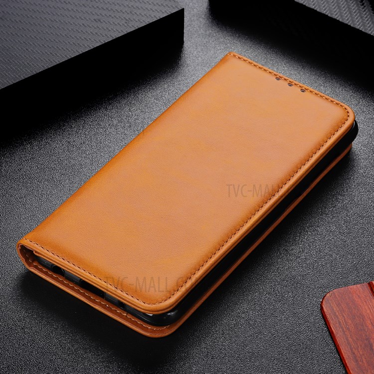 Auto-absorbed Wallet Stand Split Leather Phone Case for iPhone SE (2nd Generation) / 8 / 7 4.7-inch - Brown-9