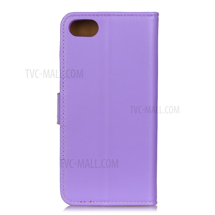 Wallet Stand Leather Protection Case for iPhone SE (2nd Generation) / 8 / 7 - Purple-3