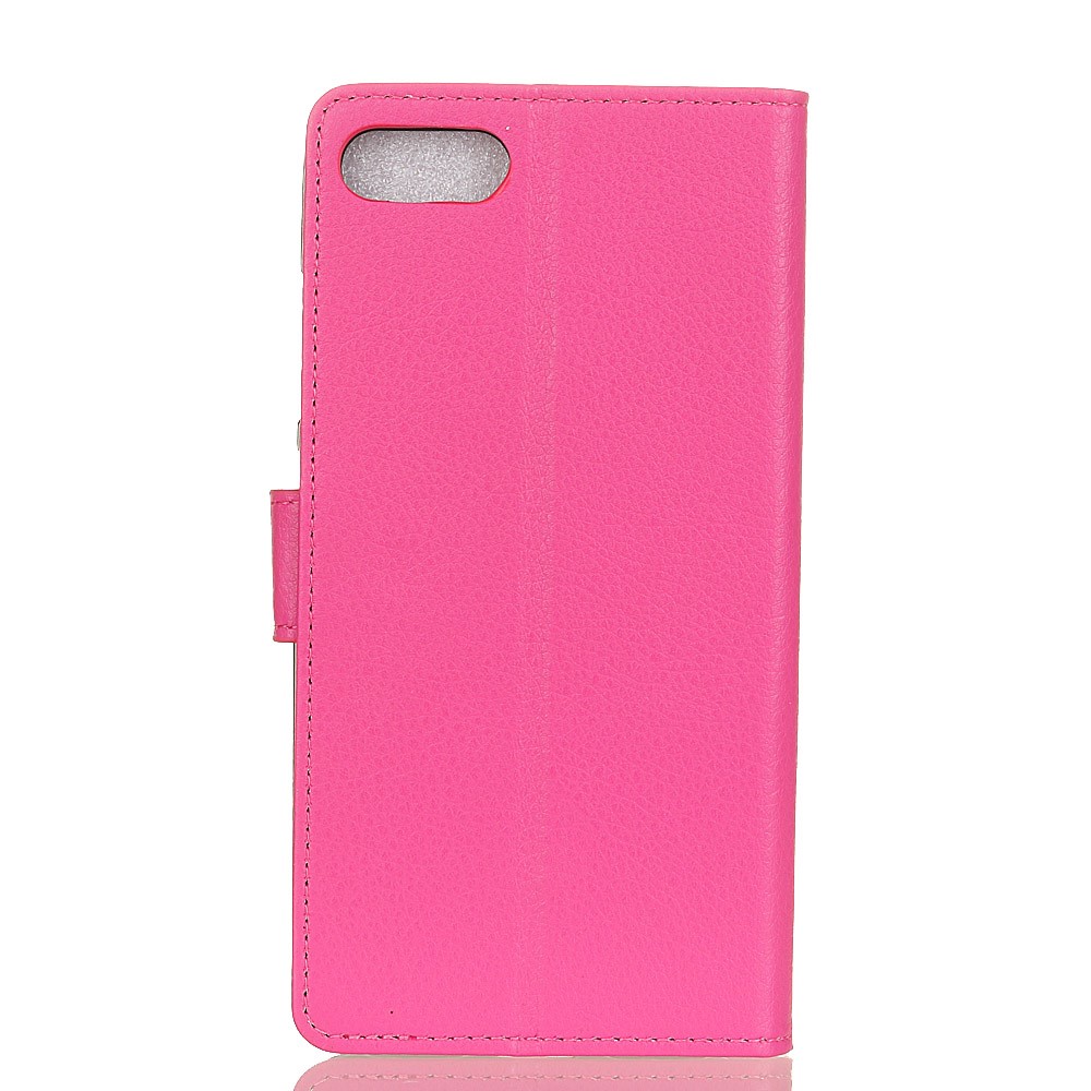 Litchi Skin Classics Wallet Stand Leather Flip Cover for iPhone SE (2nd Generation)/7/8 4.7 inch - Rose-2