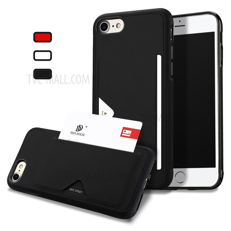 DUX DUCIS Procad Series PU Leather + PC Cover for iPhone SE (2nd Generation)/8/7 - Black-4