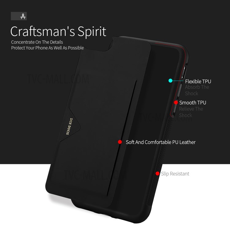 DUX DUCIS Procad Series PU Leather + PC Cover for iPhone SE (2nd Generation)/8/7 - Black-7