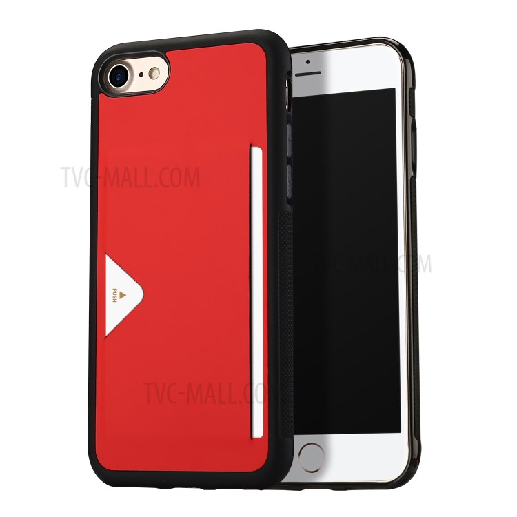 DUX DUCIS Procad Series PU Leather + PC Cover for iPhone SE (2nd Generation)/8/7 - Red-1
