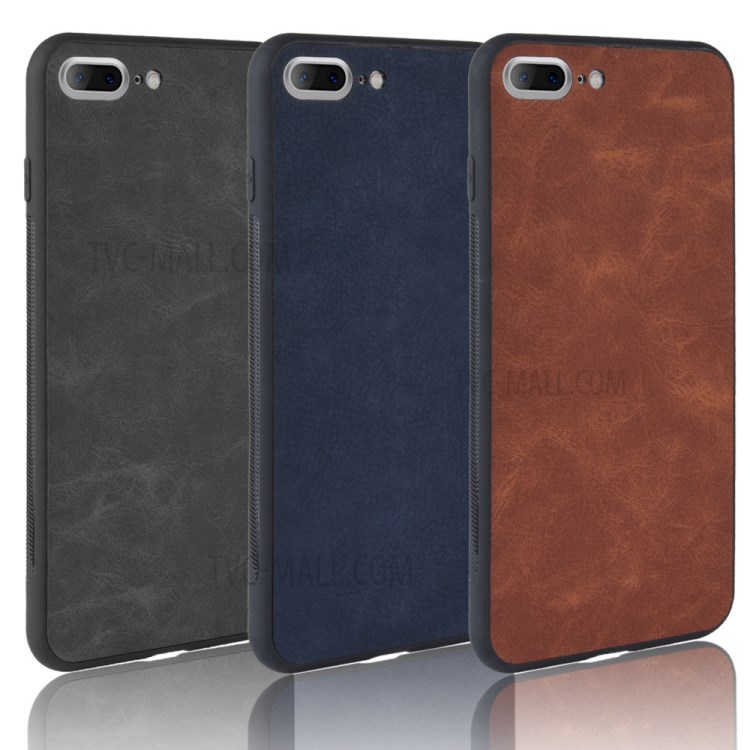 PC+TPU+PU Leather Special Case for iPhone 8 Plus/7 Plus 5.5 inch - Brown-7