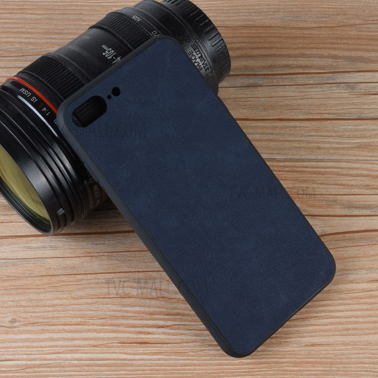 PC+TPU+PU Leather Special Case for iPhone 8 Plus/7 Plus 5.5 inch - Blue-4