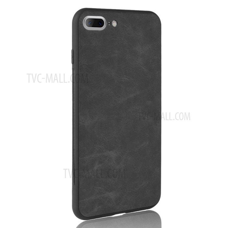 PC+TPU+PU Leather Special Case for iPhone 8 Plus/7 Plus 5.5 inch - Black-3