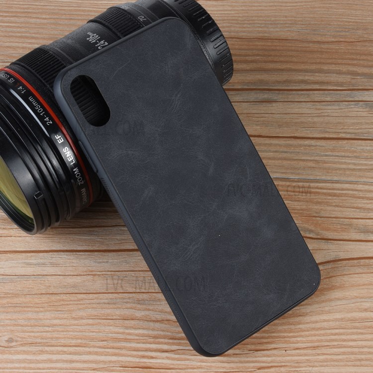 PU Leather+TPU+PC Cell Phone Casing Shell for iPhone X/XS 5.8 inch - Black-2
