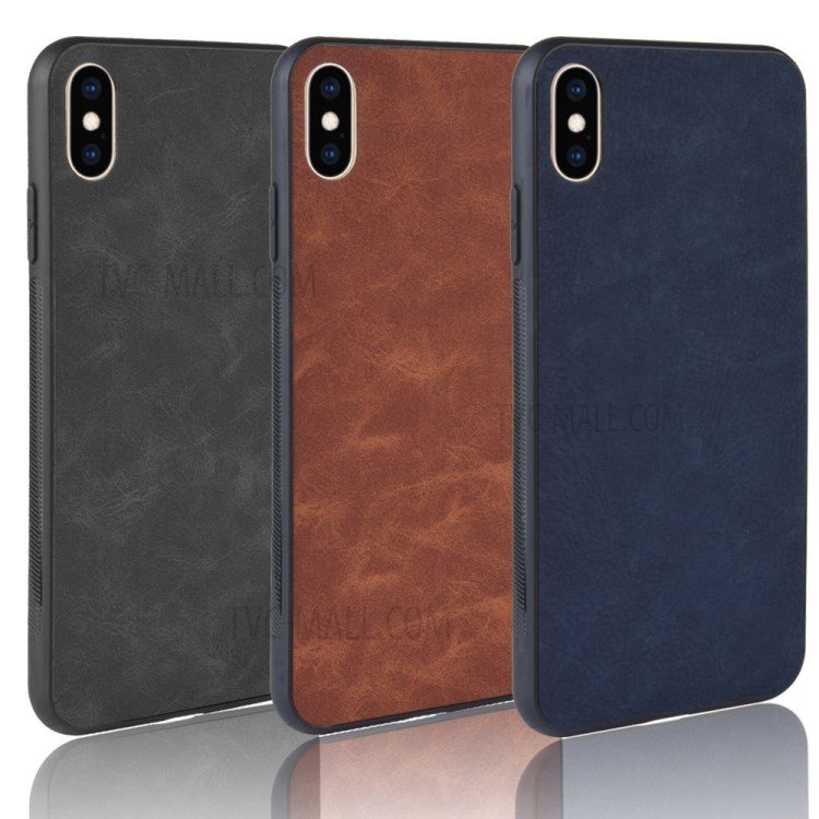 PU Leather+TPU+PC Cell Phone Casing Shell for iPhone X/XS 5.8 inch - Black-5