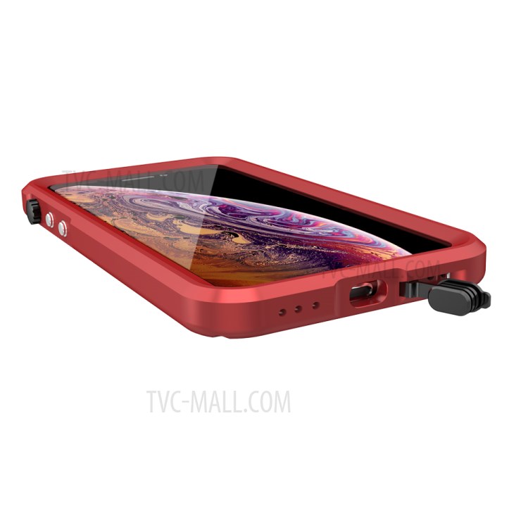 Seal Series Waterproof Case Phone Cover Shell for Apple iPhone 11 6.1 inch - Red-3