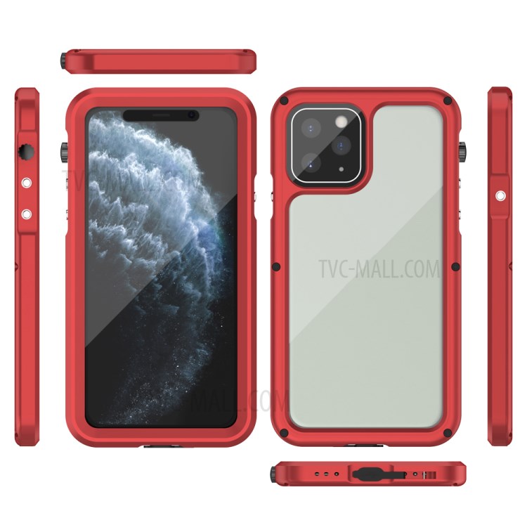Seal Series Waterproof Phone Case Cover for Apple iPhone 11 Pro 5.8 inch - Red-2