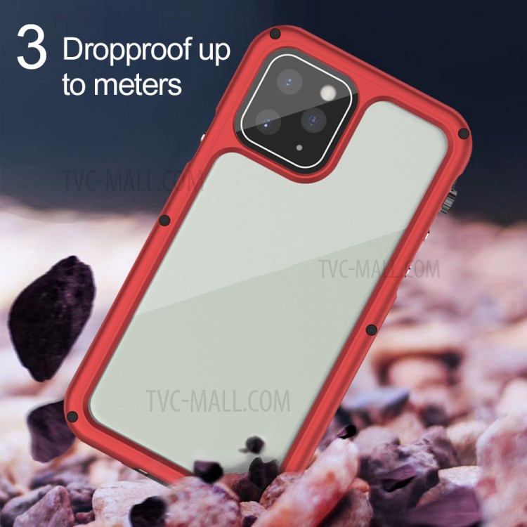 Seal Series Waterproof Phone Case Cover for Apple iPhone 11 Pro 5.8 inch - Red-6