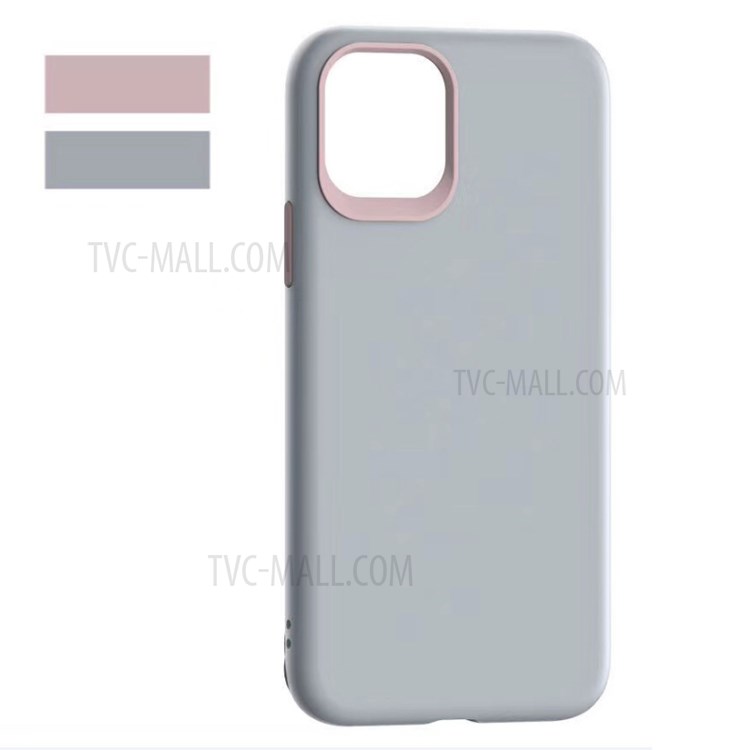 Elegant Series Soft TPU Cell Phone Cover for iPhone 11 6.1 inch - Grey-1