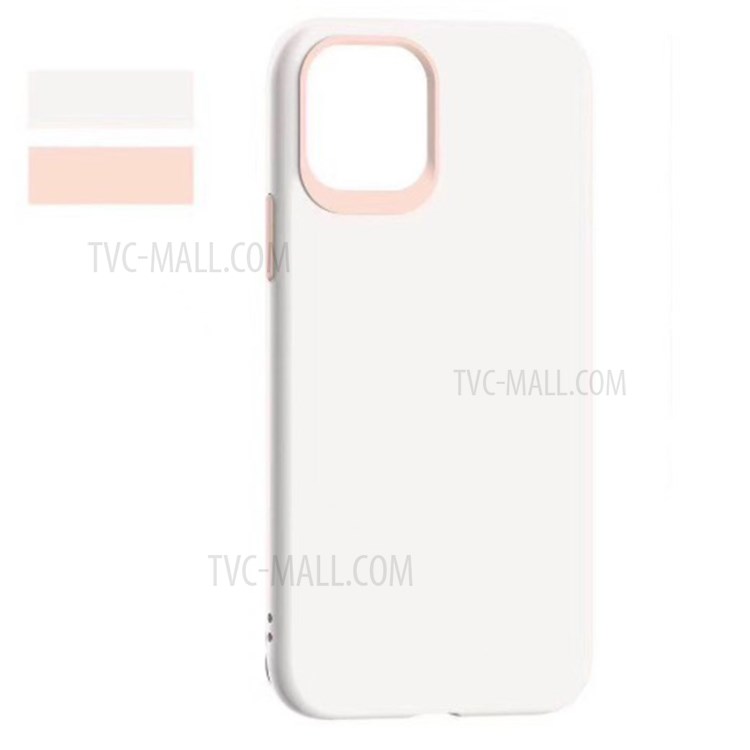 Elegant Series Soft TPU Cell Phone Cover for iPhone 11 6.1 inch - White-1