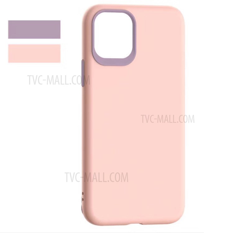 La Serie Elegante Cubierta Del Teléfono Celular De TPU Suave Para El Iphone 11 6.1 Pulgadas - Rosado-1