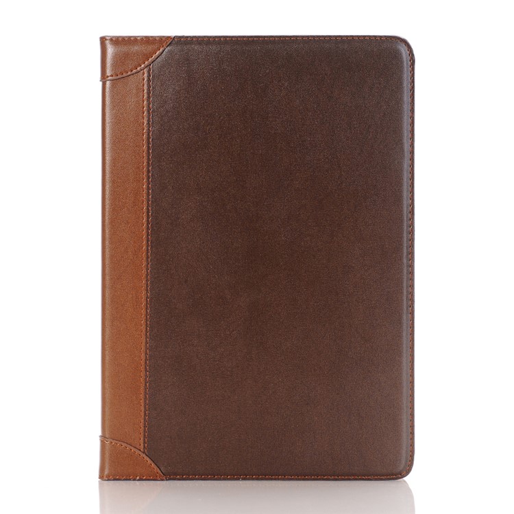 Leather Wallet Stand Phone Protective Case for iPad Pro 9.7-inch - Brown-1