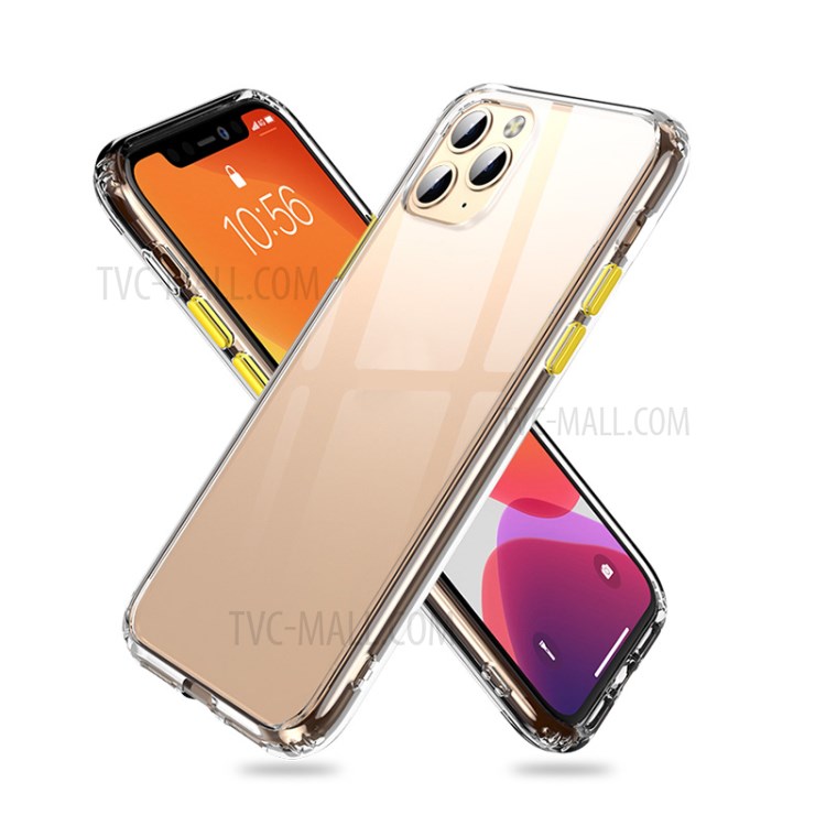 IPAKY Star Series Clear Cell Phone Cover for iPhone 11 Pro 5.8 inch - Yellow