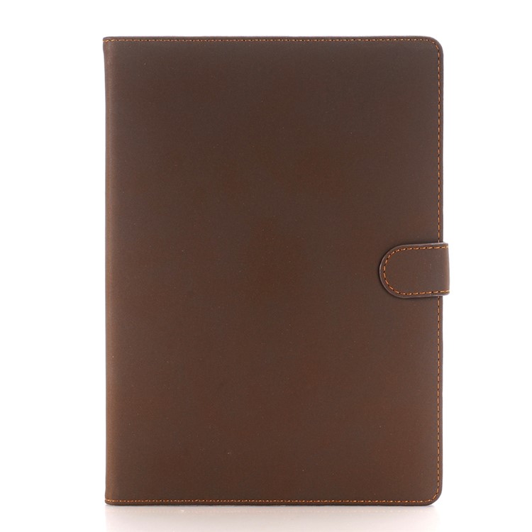Retro Style Stand Smart Leather Shell for iPad Pro 9.7 inch - Coffee-1