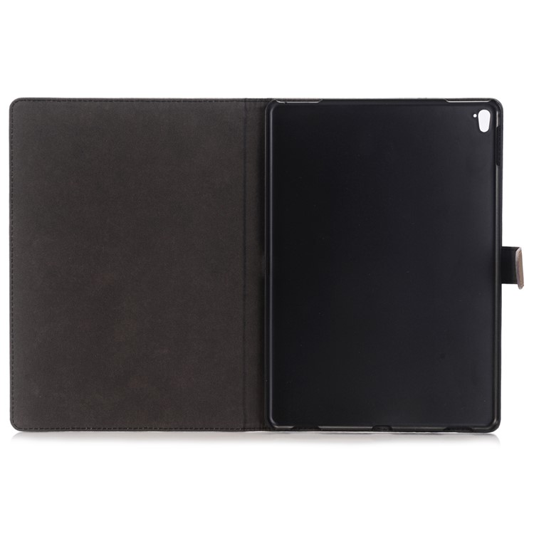 Retro Style Stand Smart Leather Shell for iPad Pro 9.7 inch - Coffee-6