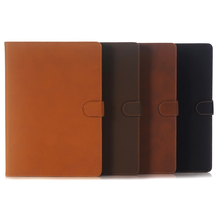 Retro Style Stand Smart Leather Shell for iPad Pro 9.7 inch - Coffee-7