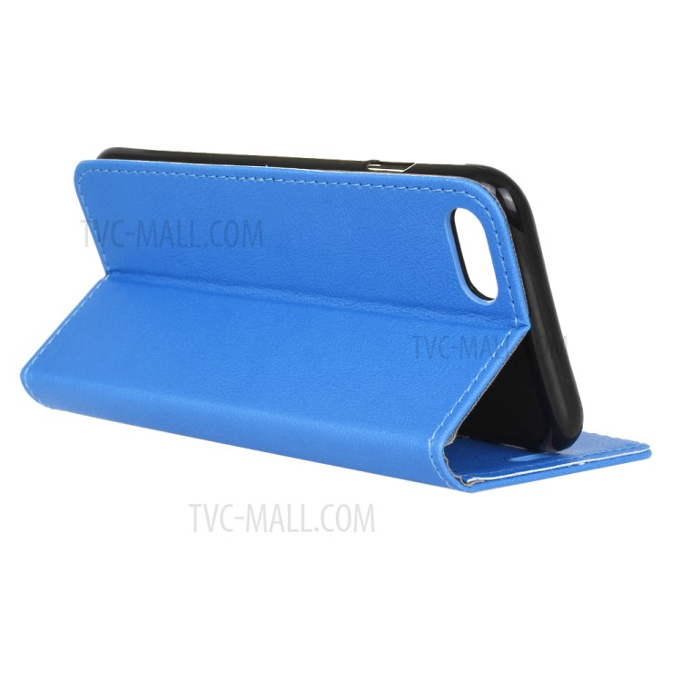 PU Leather Mobile Phone Shell for iPhone SE (2nd Generation)/8/7 - Blue-3