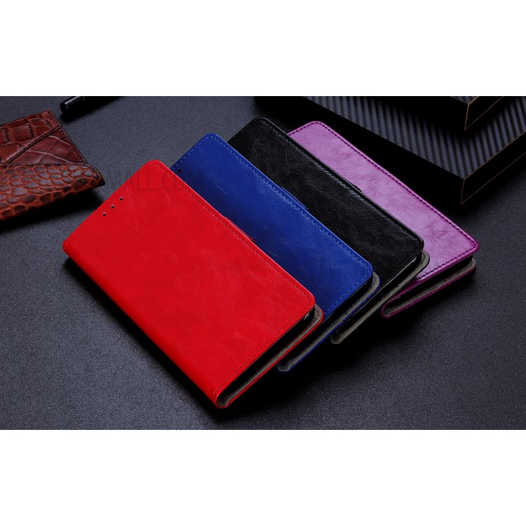 Crazy Horse Surface Leather Phone Case for iPhone SE (2nd Generation)/8/7 - Red-11