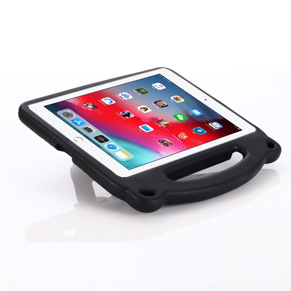 Tampa do Tablet à Prova de Choque EVA Panda EVA Com Kickstand Para Ipad 9,7 Polegadas (2018)/(2017)/iPad Air (2013)/iPad Air 2 - Preto