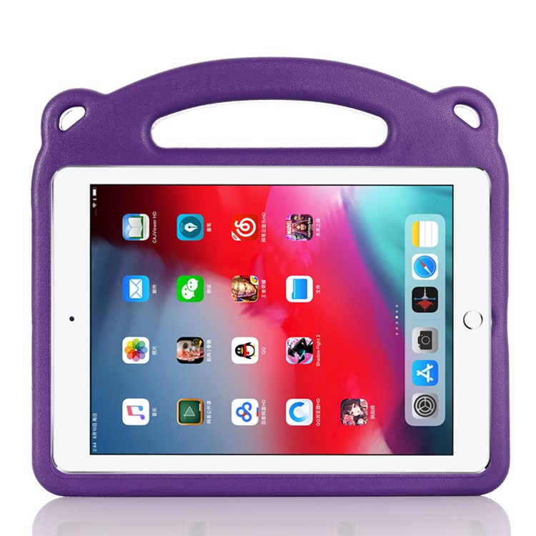 Panda Imprint EVA Shockproof Tablet Cover with Kickstand for iPad 9.7-inch (2018)/(2017)/iPad Air (2013)/iPad Air 2 - Purple-2